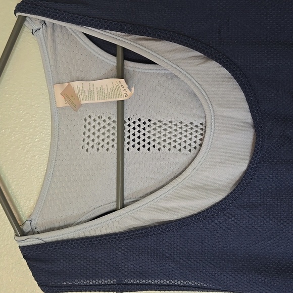 Tangerine Blue Layered Racerback Tank Size Large - Picture 4 of 8